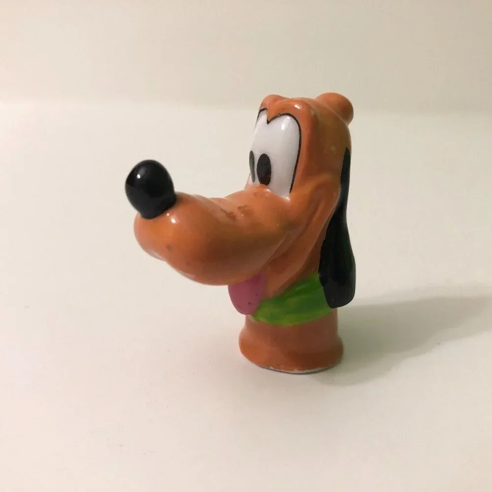 Enesco Disney Mickey and Co Pluto Figure Head Ceramic 2 Inch Tall